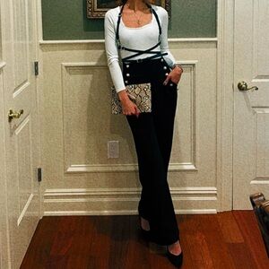 Windsor High Waisted Wide Legged Dress Pants